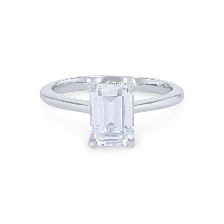 Tacori Founder's Hidden Halo Solitaire Engagement Setting In Platinum