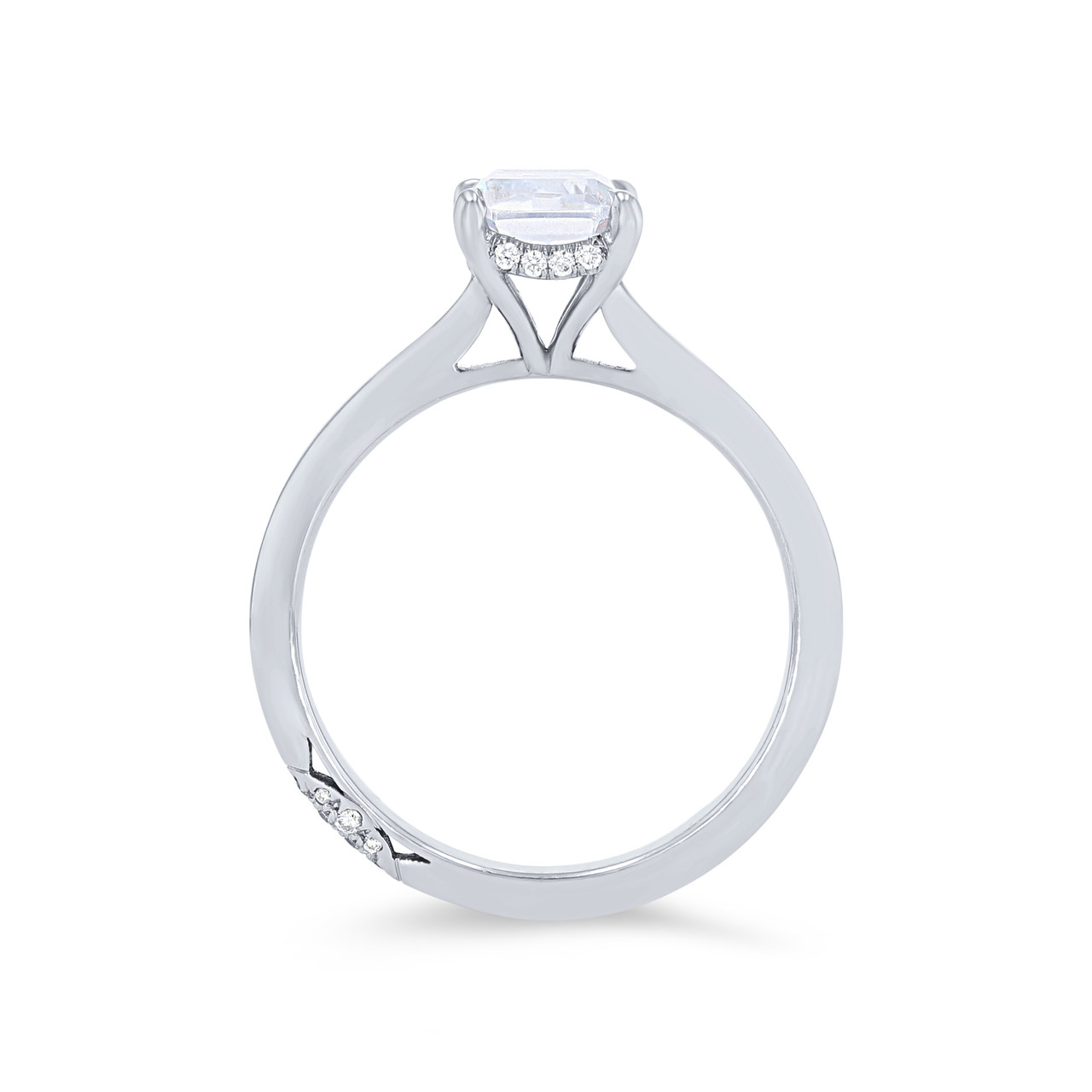 Tacori Founder's Hidden Halo Solitaire Engagement Setting