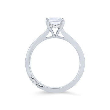 Tacori Founder's Hidden Halo Solitaire Engagement Setting In Platinum