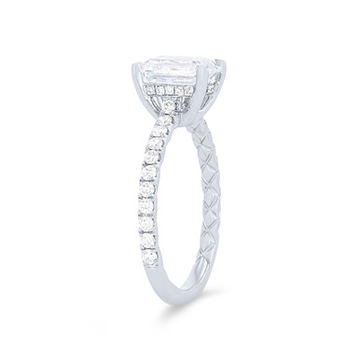 A. Jaffe Emerald Hidden Halo Engagement Setting 1