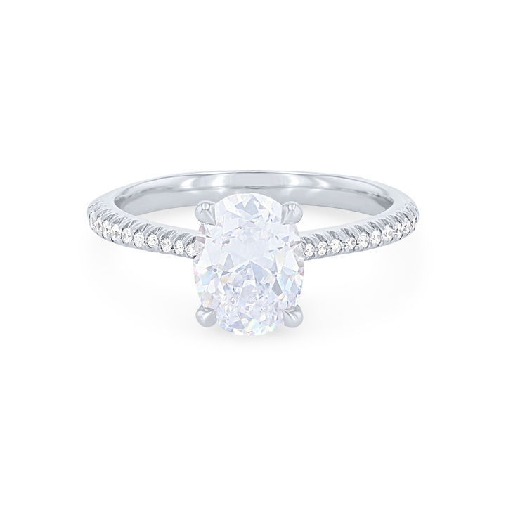 White Gold 18K Tacori Founder's Hidden Halo Engagement Setting