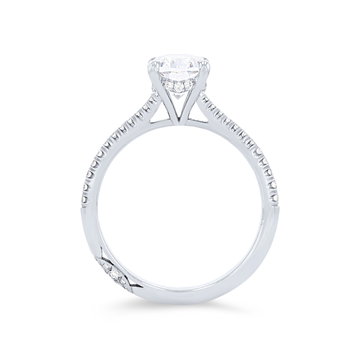 Tacori Founder's Hidden Halo Engagement Setting In Platinum