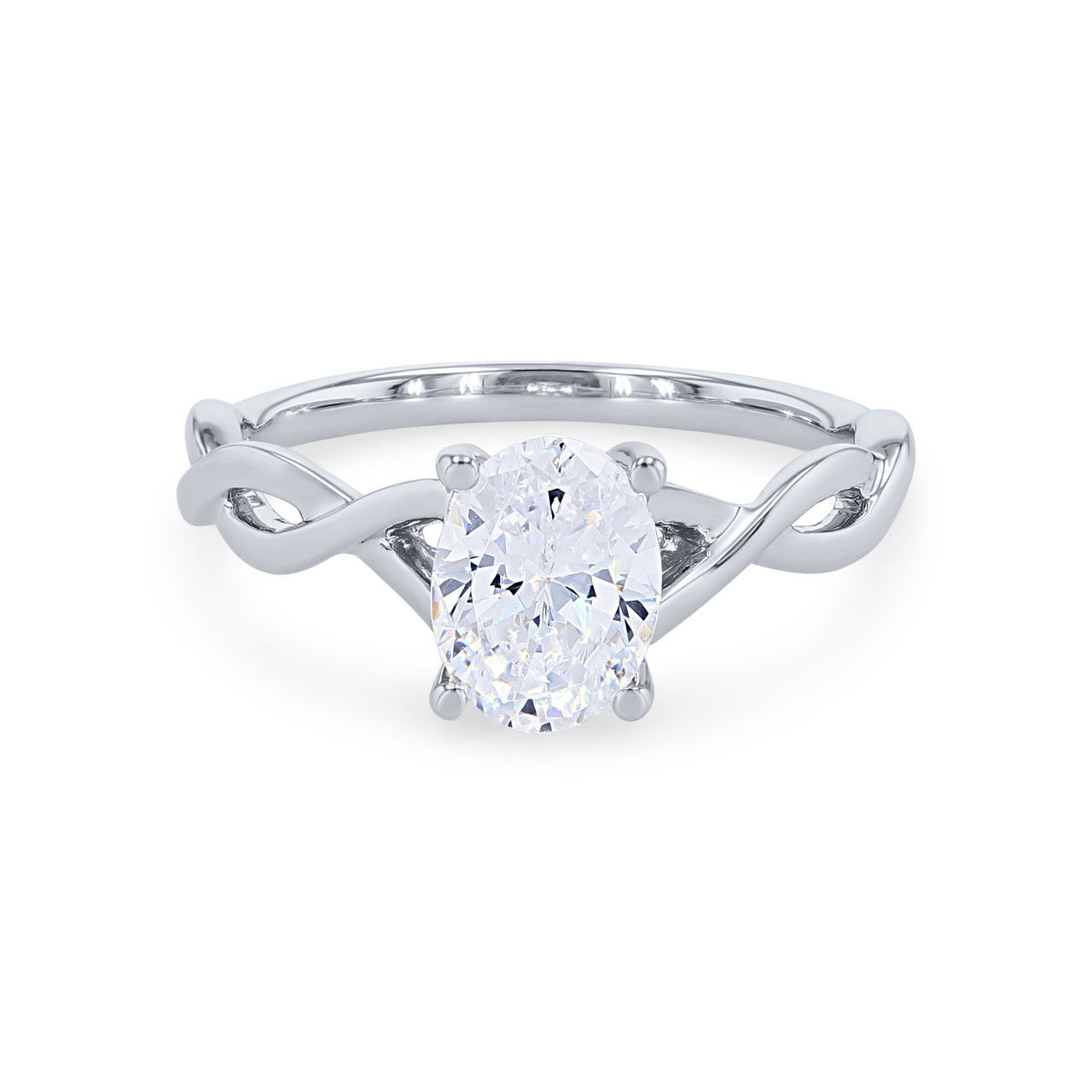 Solitaire Open Twist Engagement Setting