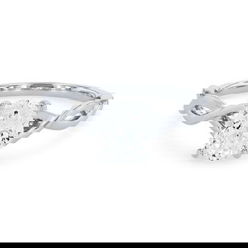 Solitaire Open Twist Engagement Setting