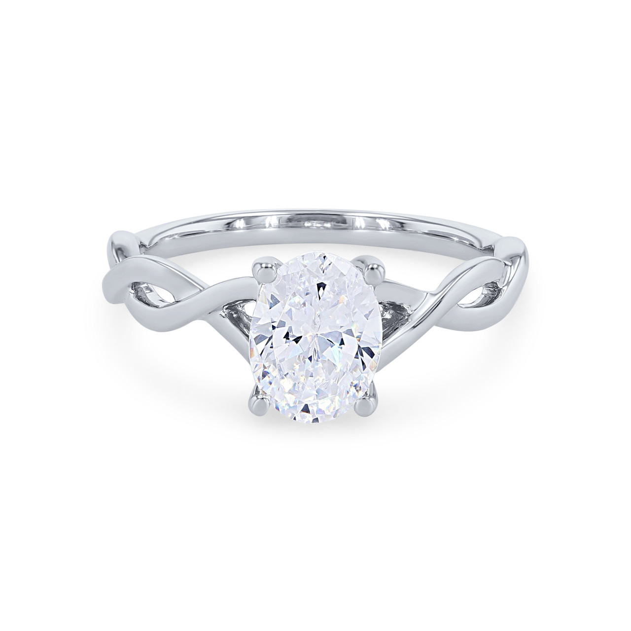 Solitaire Open Twist Engagement Setting 0
