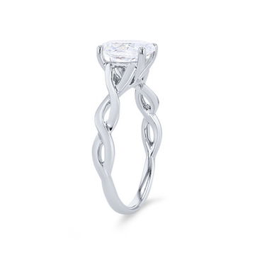 Solitaire Open Twist Engagement Setting