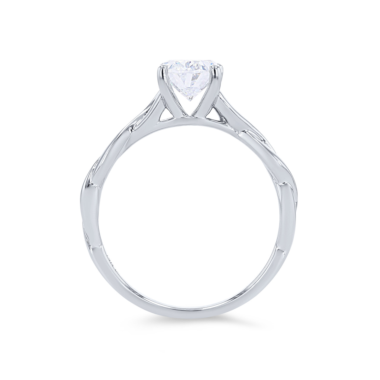 Solitaire Open Twist Engagement Setting