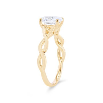Solitaire Open Twist Engagement Setting