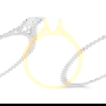Solitaire Open Twist Engagement Setting
