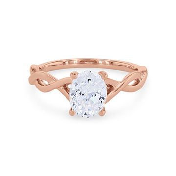Solitaire Open Twist Engagement Setting