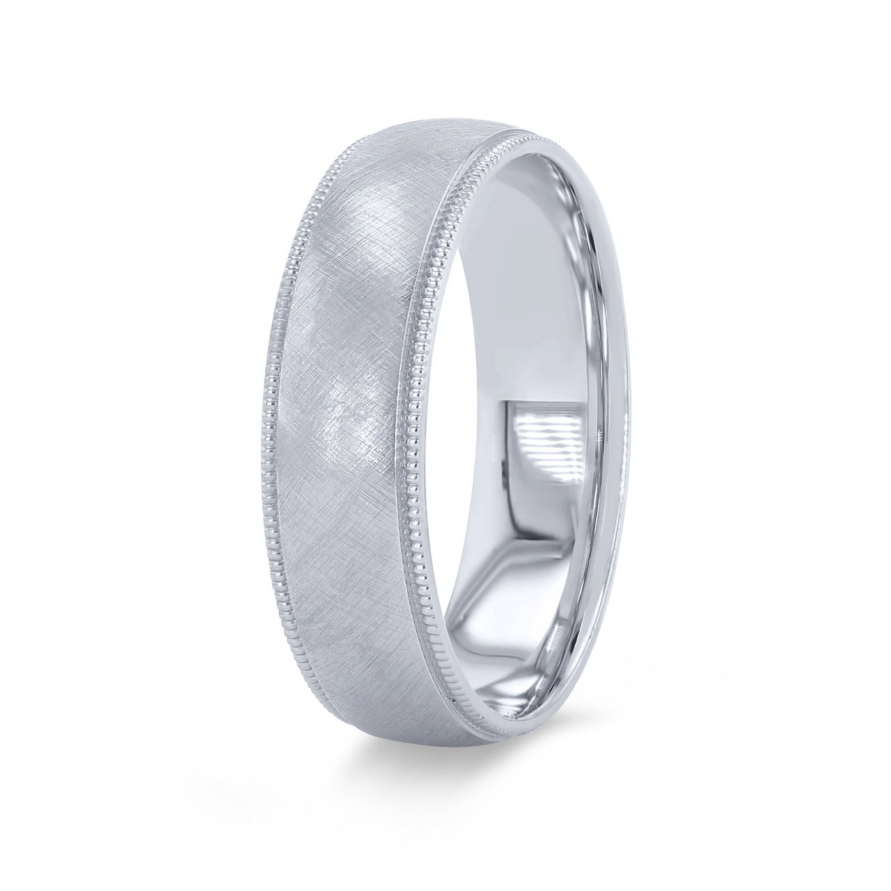 Verragio Milgrain Textured Wedding Band 1