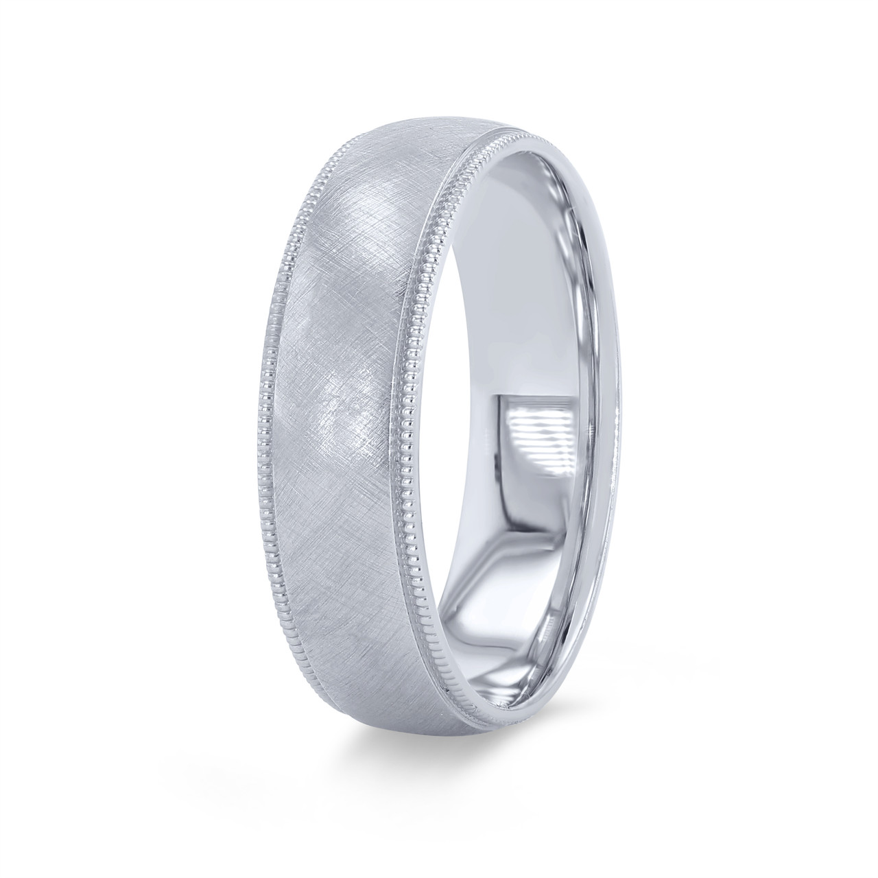 Verragio Milgrain Textured Wedding Band
