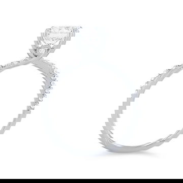 Uneek Twist Half Diamond Engagement Setting 5