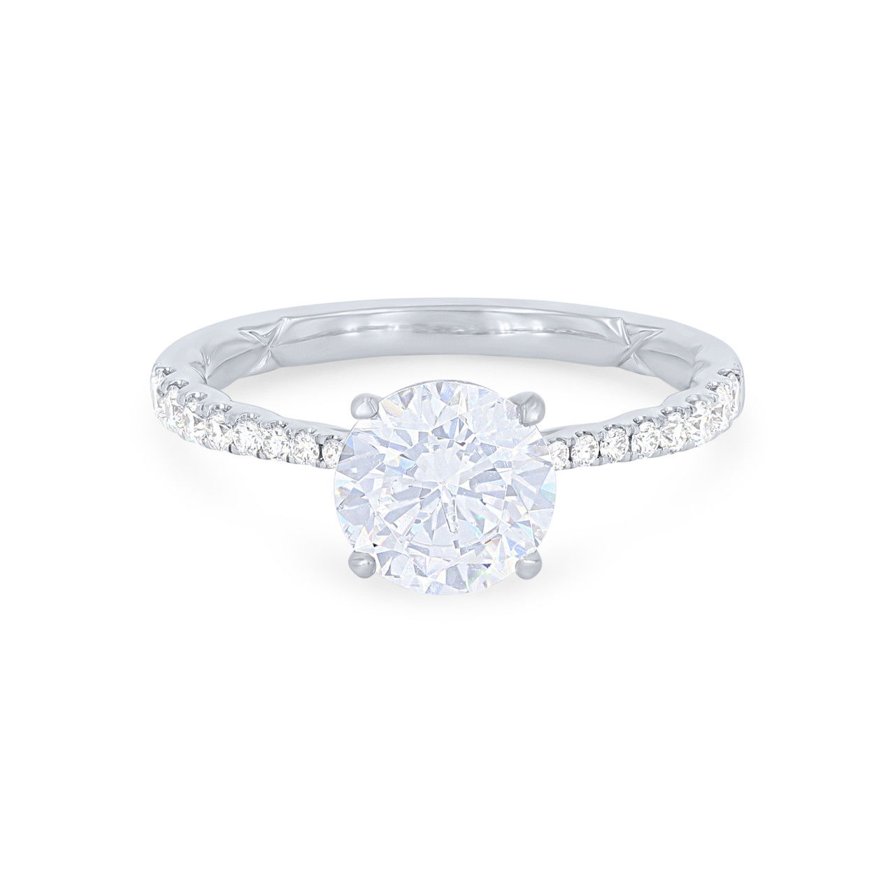 A. Jaffe Graduated Diamond Engagement Setting