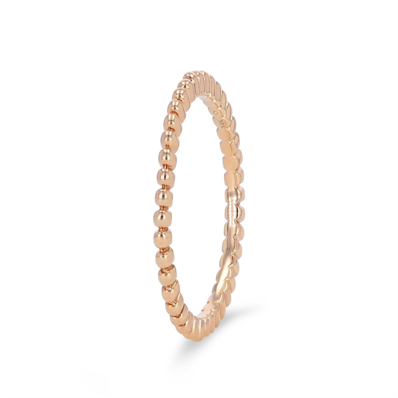 Beaded Wedding Band 1