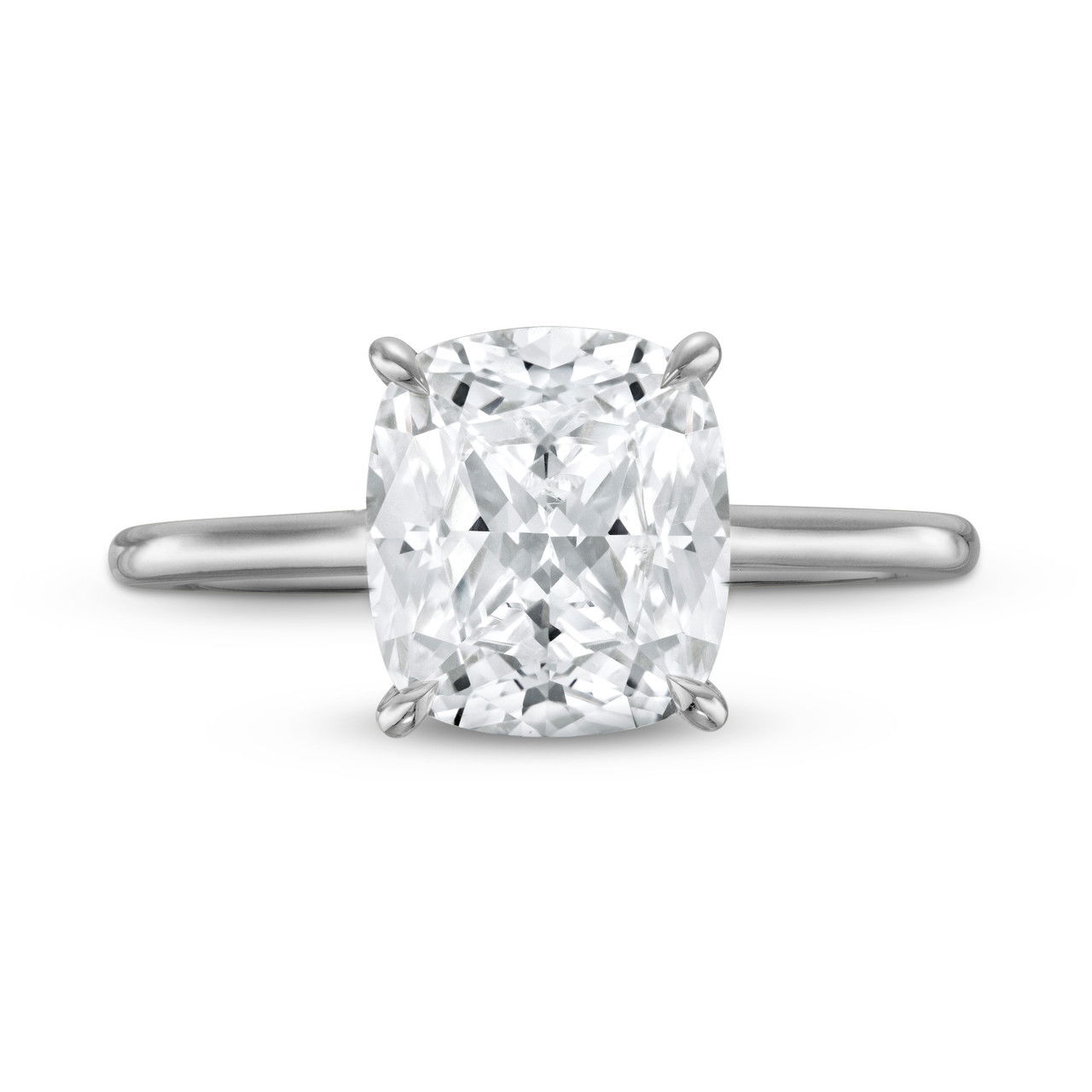 Petite Solitaire Cathedral Engagement Setting by C. Gonshor