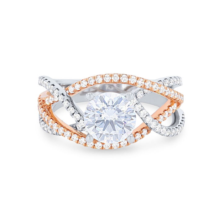 White Gold 18K Simon G. Open Woven Engagement Setting