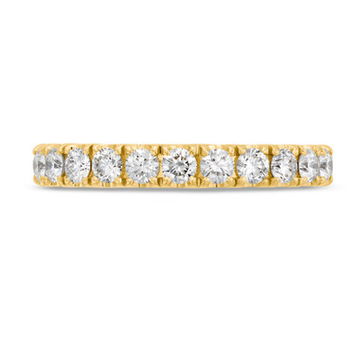 Simon G. Three Sided Diamond Wedding Band