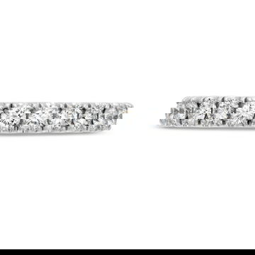 Simon G. Three Sided Diamond Wedding Band