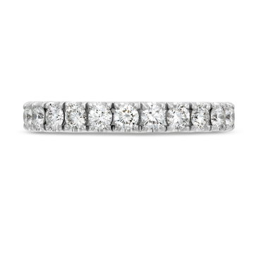 Simon G. Three Sided Diamond Wedding Band In White Gold 18K