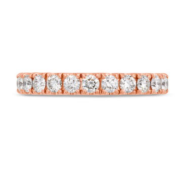 Simon G. Three Sided Diamond Wedding Band