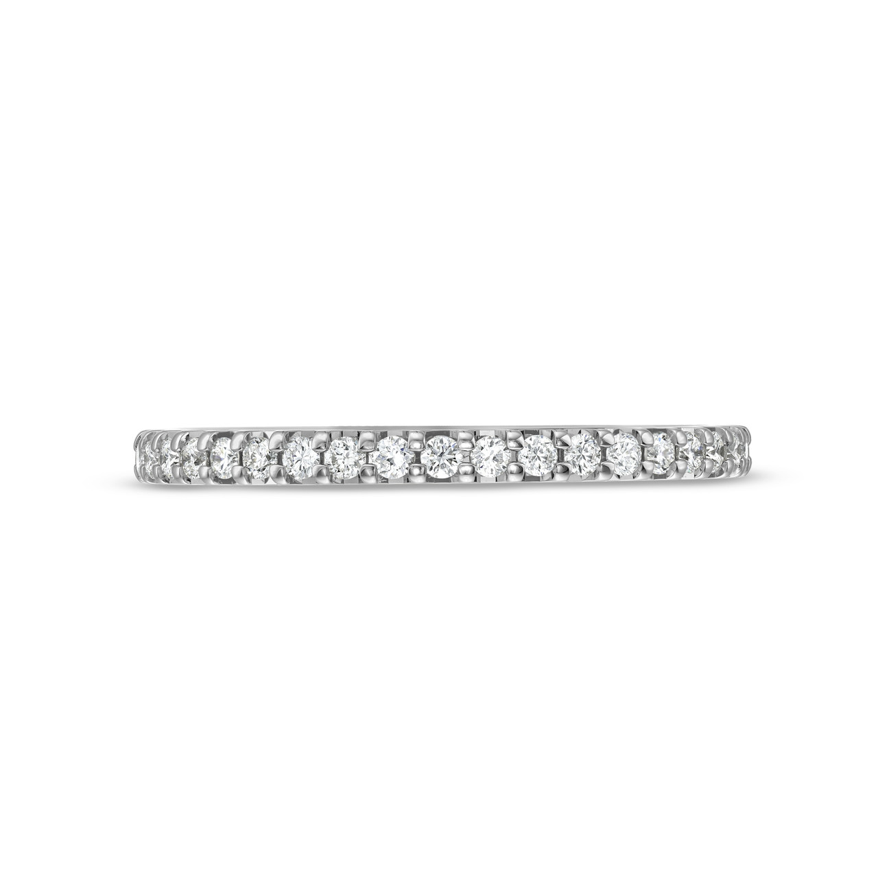 Shared Prong Diamond Eternity Wedding Band by Adorette