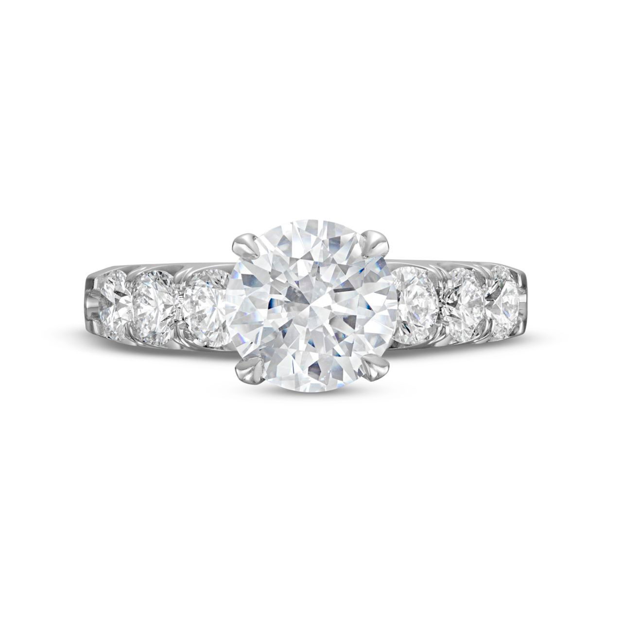 Graduated Diamond Engagement Setting by C. Gonshor