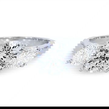 Three Stone Round Diamond Engagement Setting
