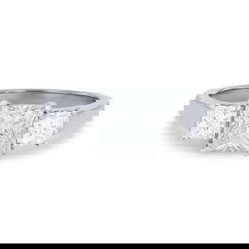 Three Stone Princess Diamond Engagement Setting