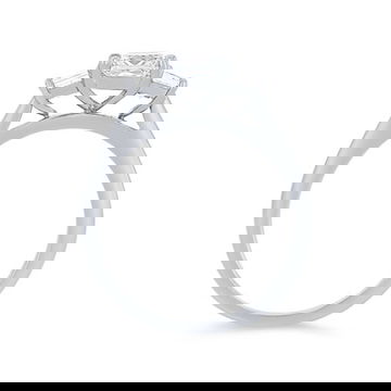 Three Stone Princess Diamond Engagement Setting