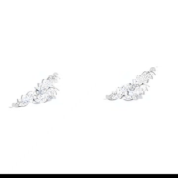 Diamond Trio Stud Earrings