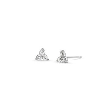 Diamond Trio Stud Earrings