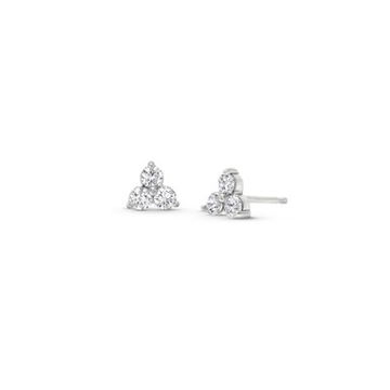 Diamond Trio Stud Earrings