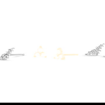 Diamond Trio Stud Earrings