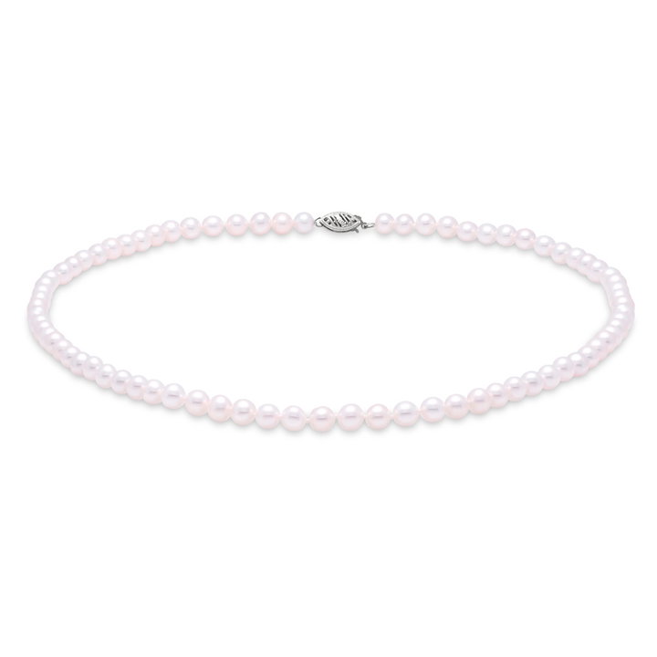 Freshwater Pearl Strand Necklace In White Gold 14K