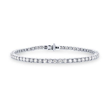 White discount gold diamond Bracelet