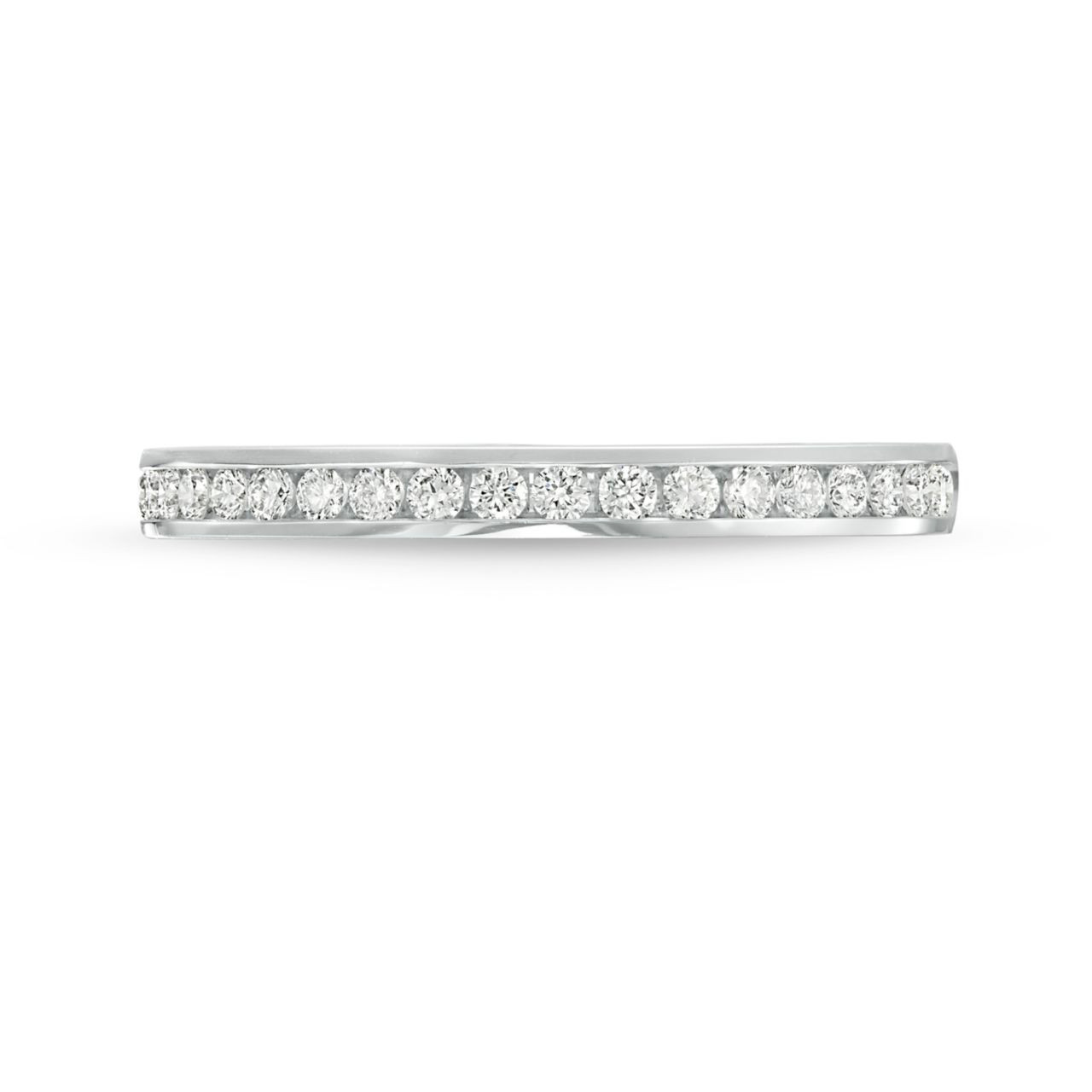 Channel Diamond Wedding Band by Adorette