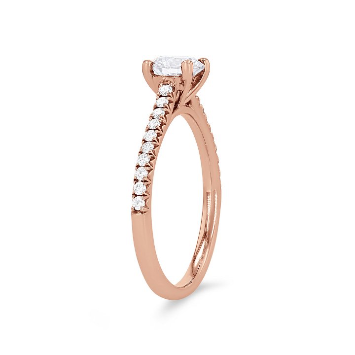 Cathedral Diamond Engagement Setting by Diamonds Direct Designs