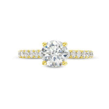Cathedral Diamond Engagement Setting by Diamonds Direct Designs 5