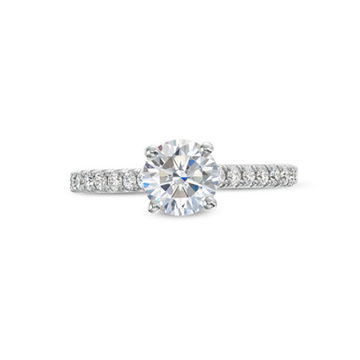 Cathedral Diamond Engagement Setting by Diamonds Direct Designs 7