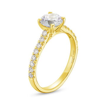 Cathedral Diamond Engagement Setting by Diamonds Direct Designs 16