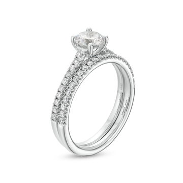 Cathedral Diamond Engagement Setting by Adorette In Platinum