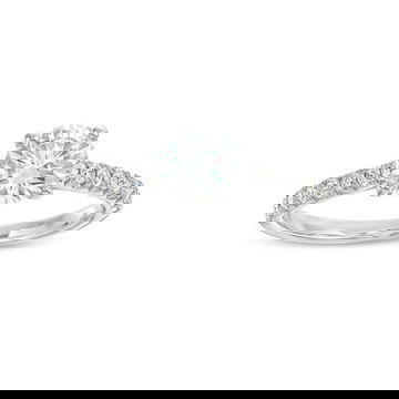 Cathedral Diamond Engagement Setting by Diamonds Direct Designs 28