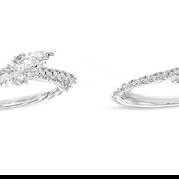 Cathedral Diamond Engagement Setting by Diamonds Direct Designs 35