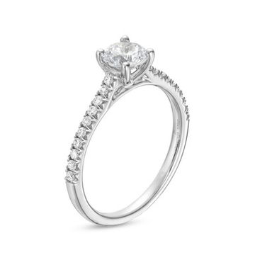 Cathedral Diamond Engagement Setting by Diamonds Direct Designs 36