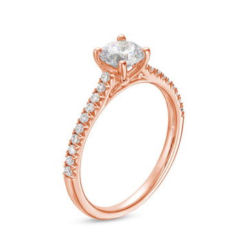 Cathedral Diamond Engagement Setting by Diamonds Direct Designs 46