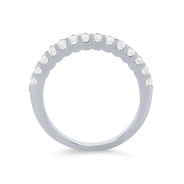 Multirow Diamond Band In White Gold 14K