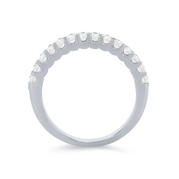 Multirow Diamond Band In White Gold 14K