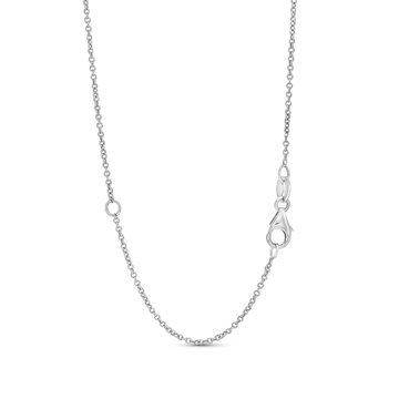 Diamond Trio Pendant Necklace In White Gold 14K