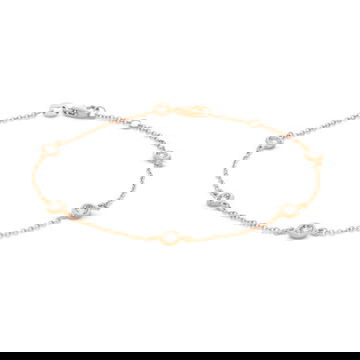 Diamond Bezel Station Bracelet